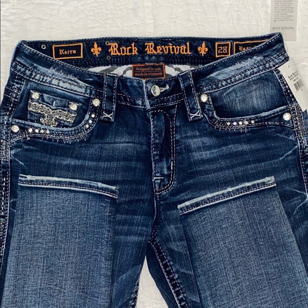 ROCK REVIVAL Kerra Easy Skinny Jeans - Picture 5 of 11